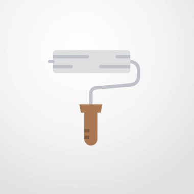 Boya silindiri simgesi illüstrasyon izole vektör işareti simgesi