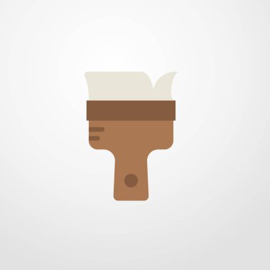 boya fırça simgesini illüstrasyon izole vektör işareti simgesi