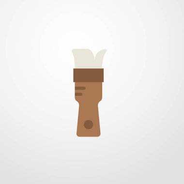 boya fırça simgesini illüstrasyon izole vektör işareti simgesi