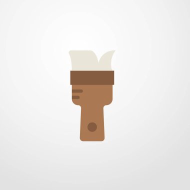 boya fırça simgesini illüstrasyon izole vektör işareti simgesi