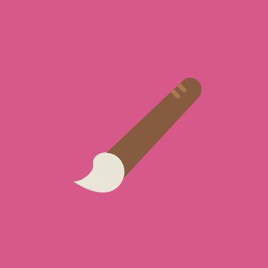 boya fırça simgesini illüstrasyon izole vektör işareti simgesi