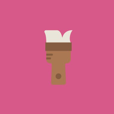 boya fırça simgesini illüstrasyon izole vektör işareti simgesi