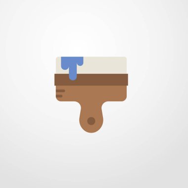 boya fırça simgesini illüstrasyon izole vektör işareti simgesi