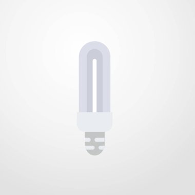 ampul simgesi illüstrasyon izole vektör işareti simgesi