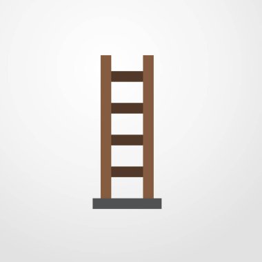 Merdiven simgesi illüstrasyon izole vektör işareti simgesi