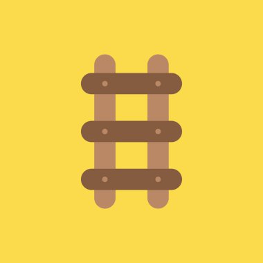 Merdiven simgesi illüstrasyon izole vektör işareti simgesi