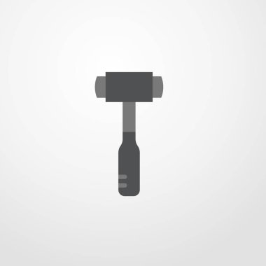 çekiç simgesi illüstrasyon izole vektör işareti simgesi