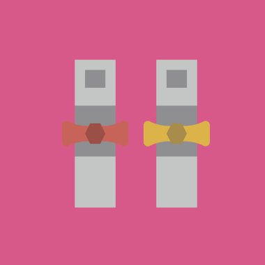 gaz boru simgesi illüstrasyon izole vektör işareti simgesi