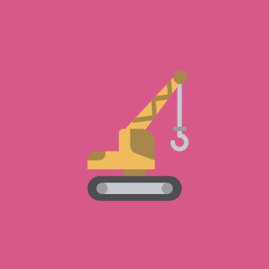 Vinç simgesi illüstrasyon izole vektör işareti simgesi