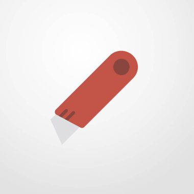 Kesici simgesi illüstrasyon izole vektör işareti simgesi