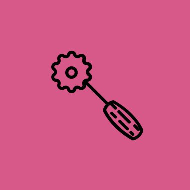 kesme aracı simgesini illüstrasyon izole vektör işareti simgesi