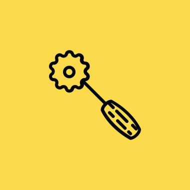 kesme aracı simgesini illüstrasyon izole vektör işareti simgesi