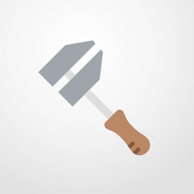 İnşaat aracı simgesini illüstrasyon izole vektör işareti simgesi