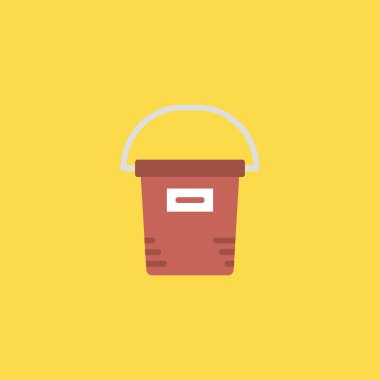 Kova simgesi illüstrasyon izole vektör işareti simgesi