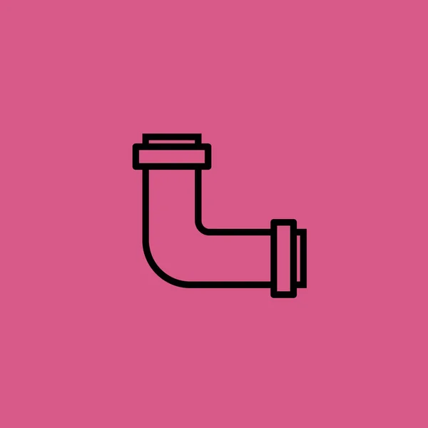 Pipe icône illustration isolé vecteur signe symbole — Image vectorielle