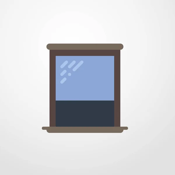 Icono de ventana ilustración símbolo de signo vectorial aislado — Vector de stock