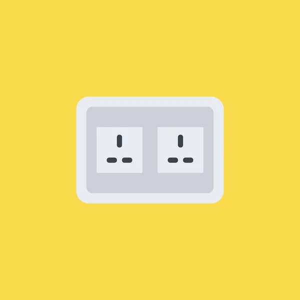 Icono de socket ilustración símbolo de signo vectorial aislado — Archivo Imágenes Vectoriales