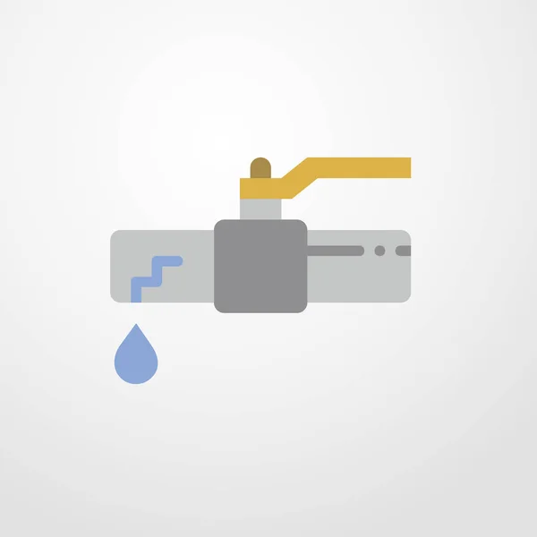 Pipe-pictogram illustratie geïsoleerde vector teken symbool — Stockvector