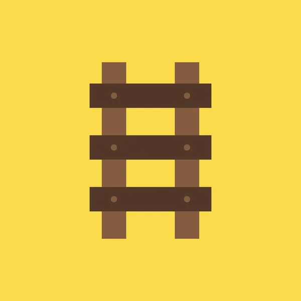 Ladder pictogram illustratie geïsoleerde vector teken symbool — Stockvector