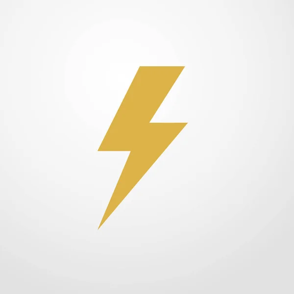 Icono de flash ilustración símbolo de signo vectorial aislado — Vector de stock