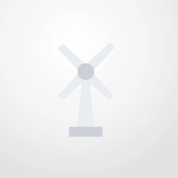 風力エネルギー アイコン イラスト分離ベクトル記号 — ストックベクタ