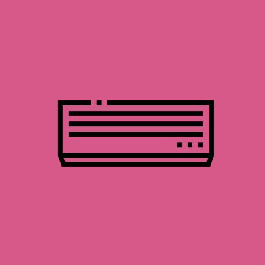 Klima simgesi illüstrasyon izole vektör işareti simgesi