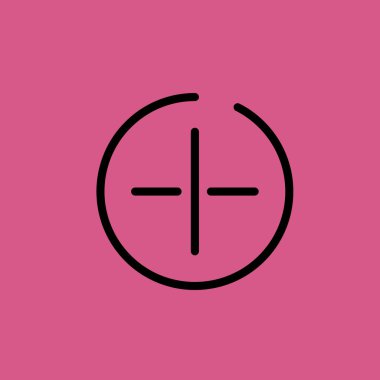 düğme simgesini illüstrasyon izole vektör işareti simgesi ekleme