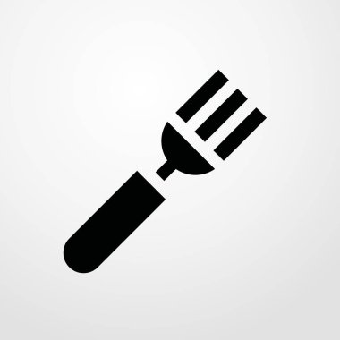 Fırça simgesini illüstrasyon izole vektör işareti simgesi