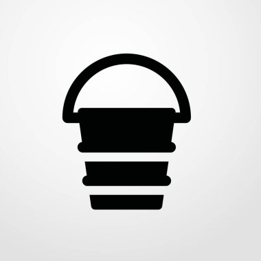 Kova simgesi illüstrasyon izole vektör işareti simgesi