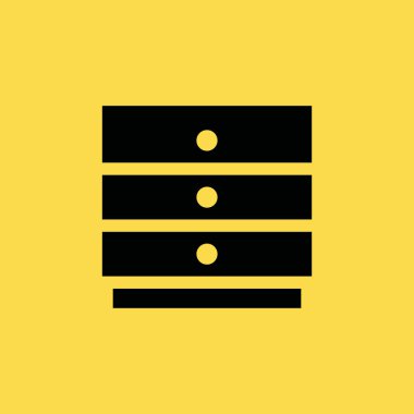 kabine simgesi illüstrasyon izole vektör işareti simgesi