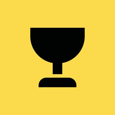 kazanan Kupası simgesi illüstrasyon izole vektör işareti simgesi