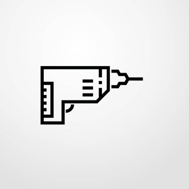 Sondaj simgesi illüstrasyonu izole vektör işareti