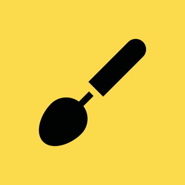 Kepçe simgesi illüstrasyon izole vektör işareti simgesi