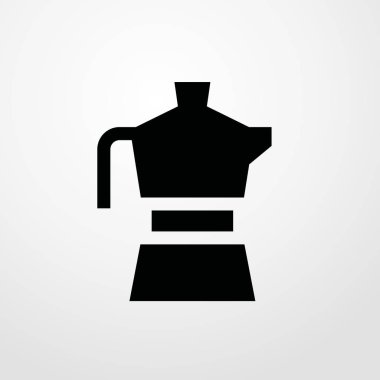 Su ısıtıcı simgesi illüstrasyon izole vektör işareti simgesi