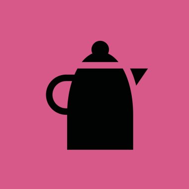 Su ısıtıcı simgesi illüstrasyon izole vektör işareti simgesi