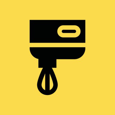 Karıştırıcı simgesini illüstrasyon izole vektör işareti simgesi