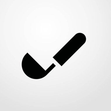 Kepçe simgesi illüstrasyon izole vektör işareti simgesi