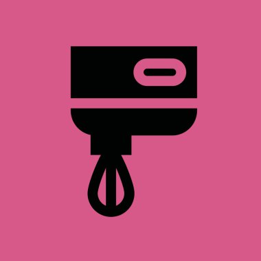 Karıştırıcı simgesini illüstrasyon izole vektör işareti simgesi