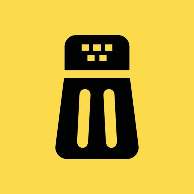 Tuz simgesi illüstrasyon izole vektör işareti simgesi