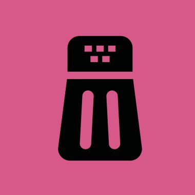 Tuz simgesi illüstrasyon izole vektör işareti simgesi