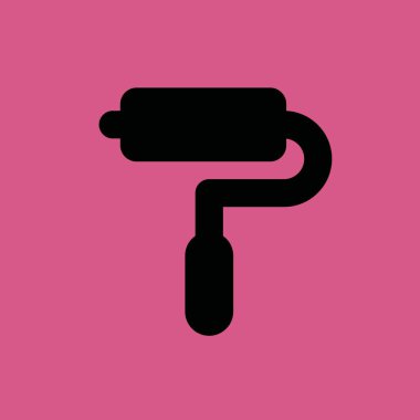 Boya silindiri simgesi illüstrasyon izole vektör işareti simgesi