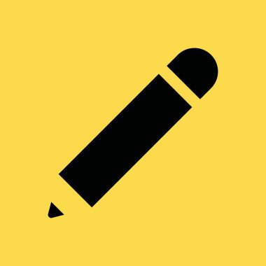kalem simgesi illüstrasyon izole vektör işareti simgesi