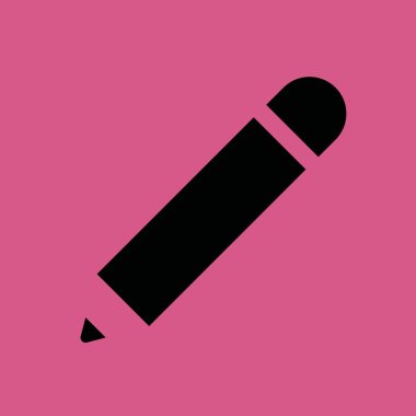 kalem simgesi illüstrasyon izole vektör işareti simgesi