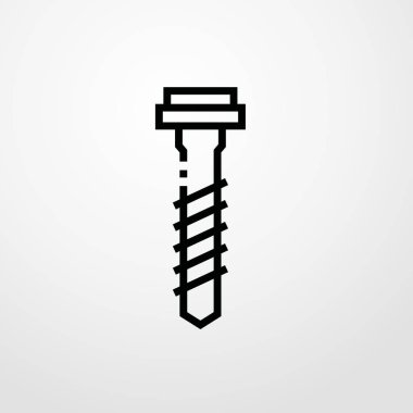 Vida simgesi illüstrasyon izole vektör işareti simgesi