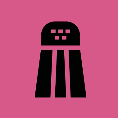 Tuz simgesi illüstrasyon izole vektör işareti simgesi