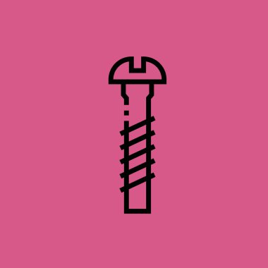 Vida simgesi illüstrasyon izole vektör işareti simgesi