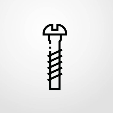 Vida simgesi illüstrasyon izole vektör işareti simgesi