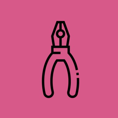 pense simgesi illüstrasyon izole vektör işareti simgesi