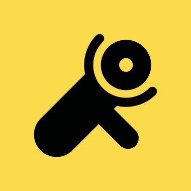 Simge illüstrasyon izole vektör işareti sembolü gördüm