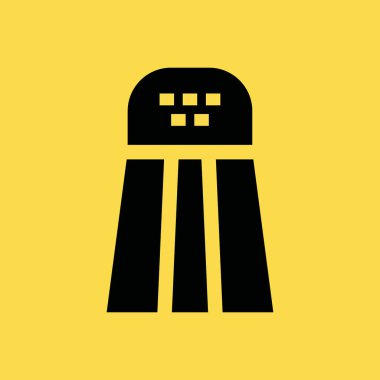 Tuz simgesi illüstrasyon izole vektör işareti simgesi